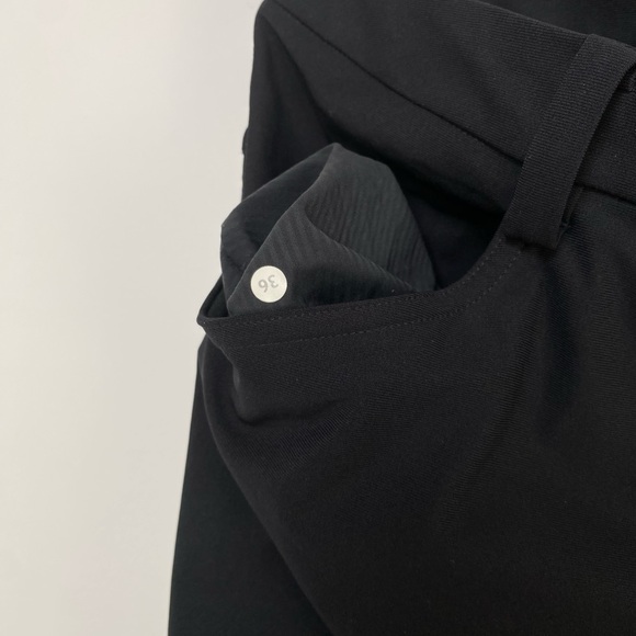 Lululemon Mens ABC Pant Classic Fit Size 36 Black Trousers 33”‎ inseam - Picture 11 of 16